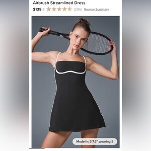 ALO Yoga Airbrush Streamlined Dress Size Small